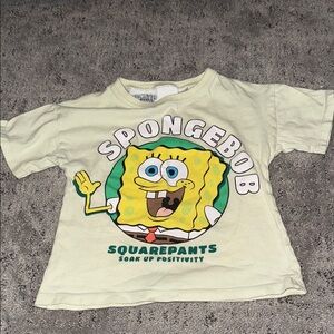 Toddler Baby SpongeBob SquarePants Zara Kids T-Shirt 18-24 Months